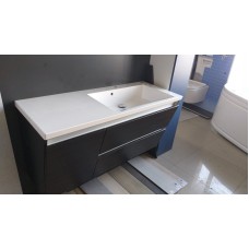 ТУМБА С УМЫВАЛЬНИКОМ 125 СМ FANCY MARBLE CYPRUS, WENGE 